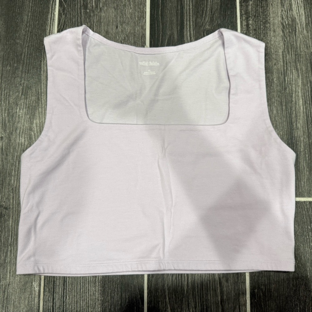 White Sleeveless Crop Tank Top